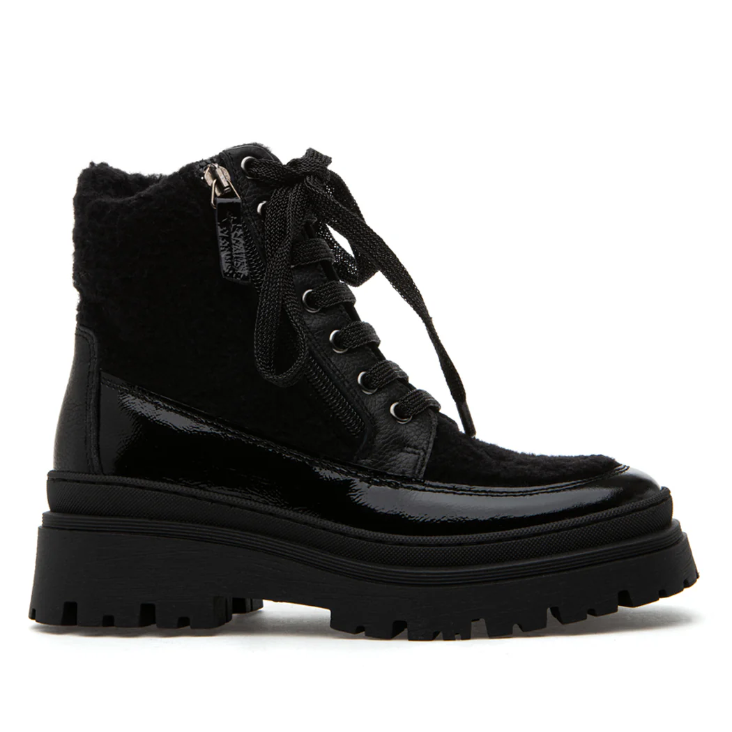 Ezra Suede Fur Lace Up Boot - Image 2