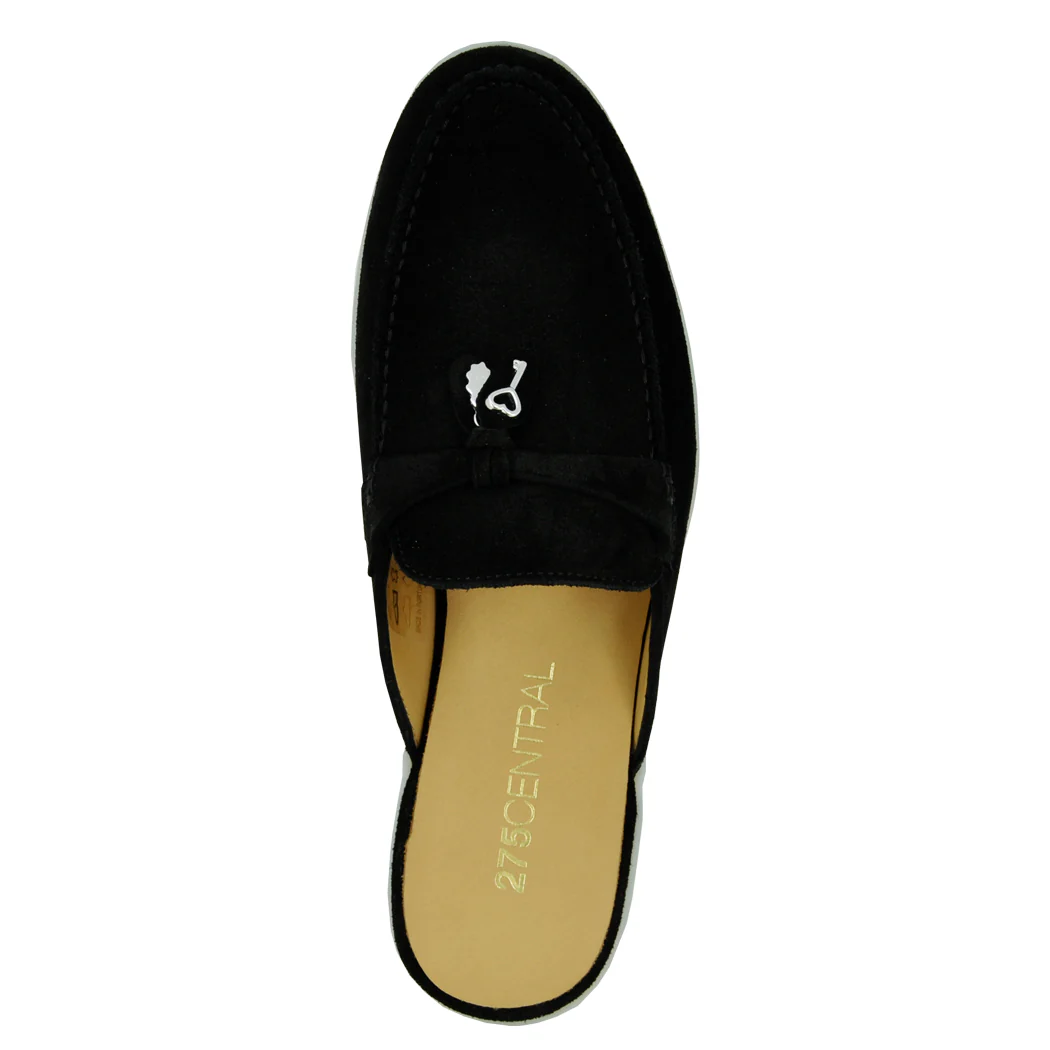 Fanning Suede Closed Toe Mule - Image 3
