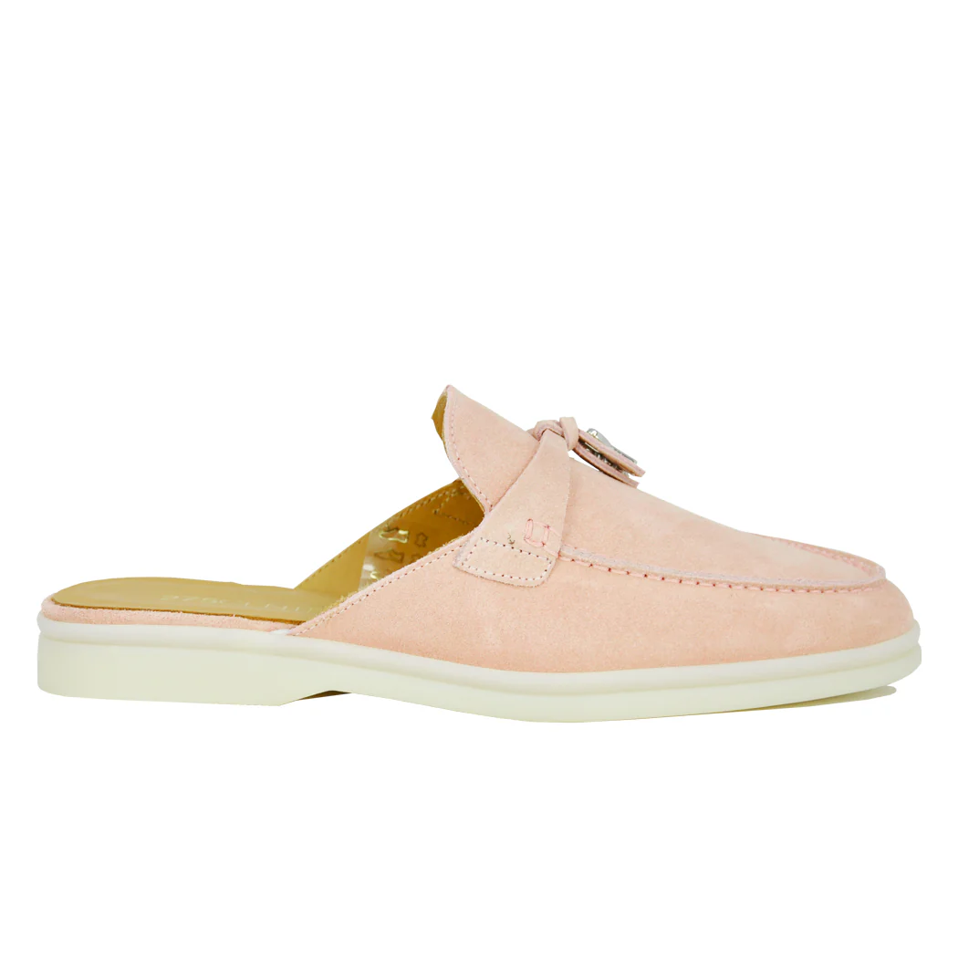 Fanning Suede Closed Toe Mule - Image 2