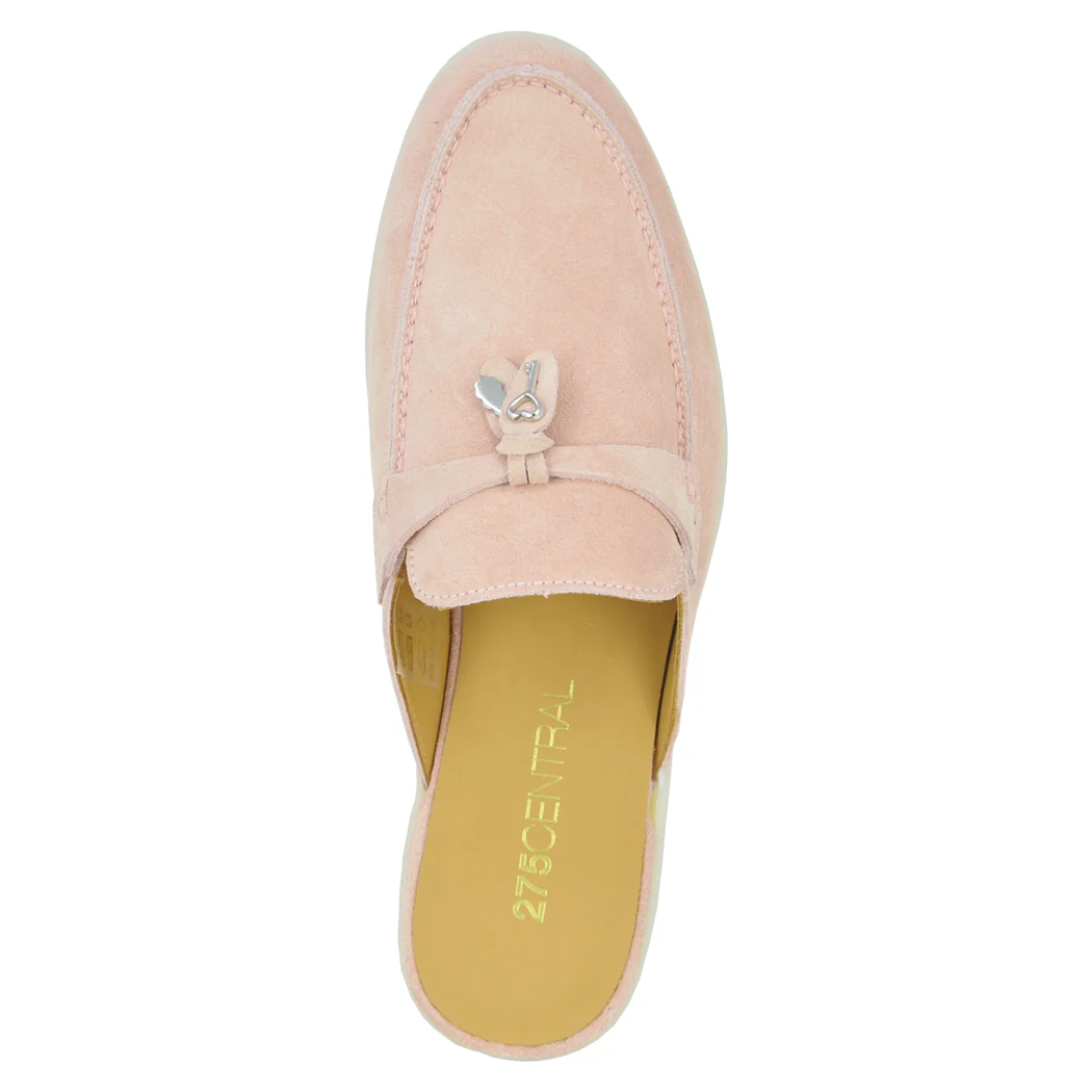 Fanning Suede Closed Toe Mule - Image 3
