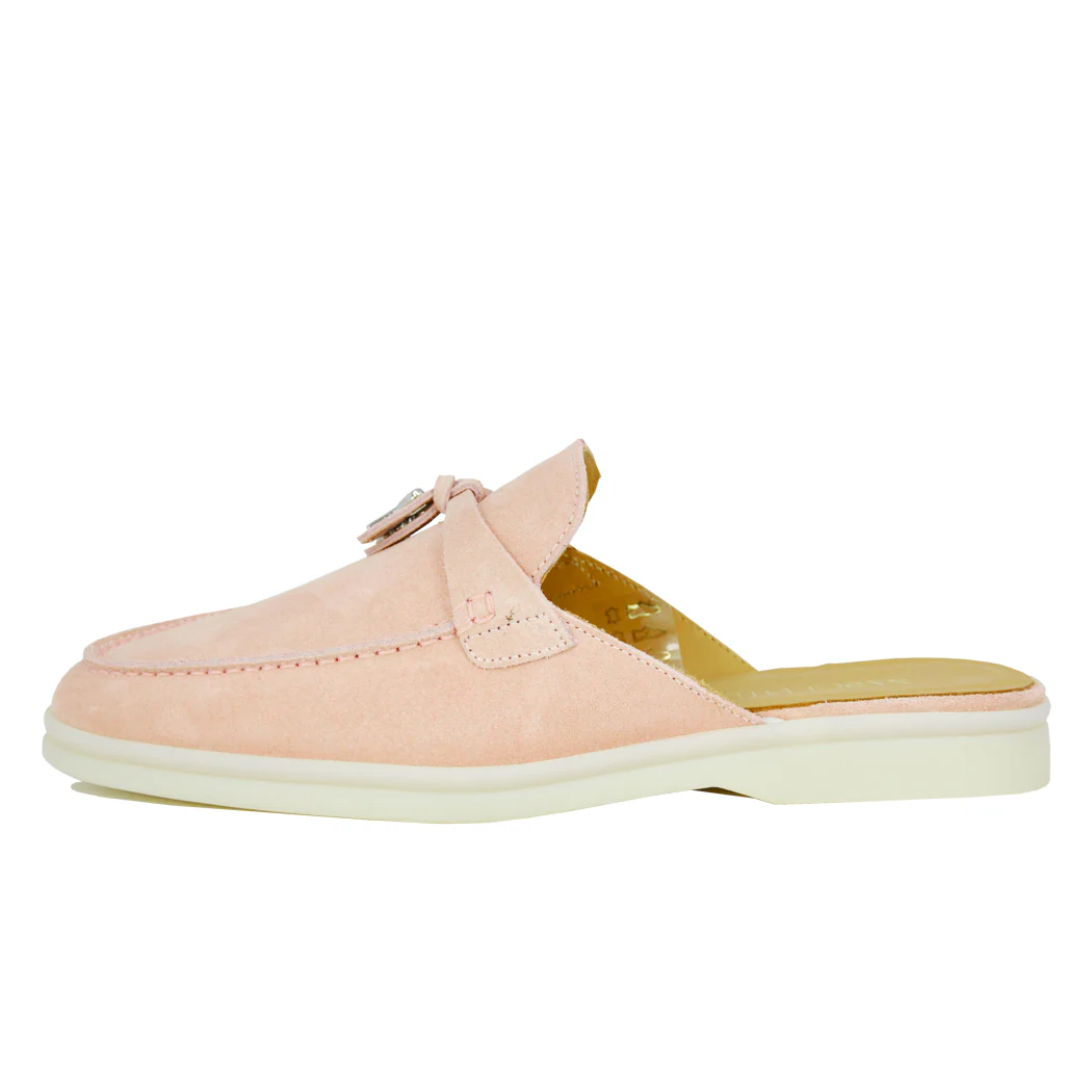 Fanning Suede Closed Toe Mule - Image 4