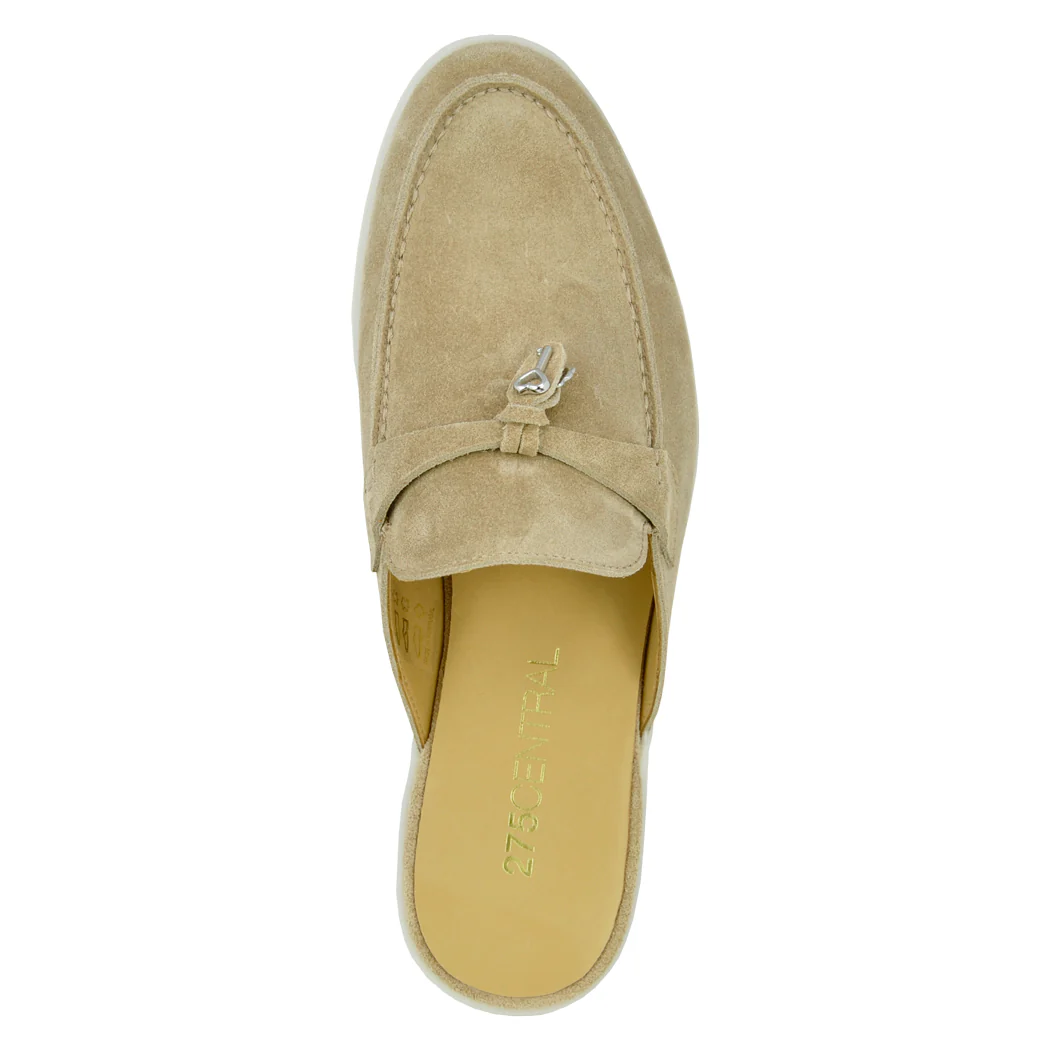 Fanning Suede Closed Toe Mule - Image 4