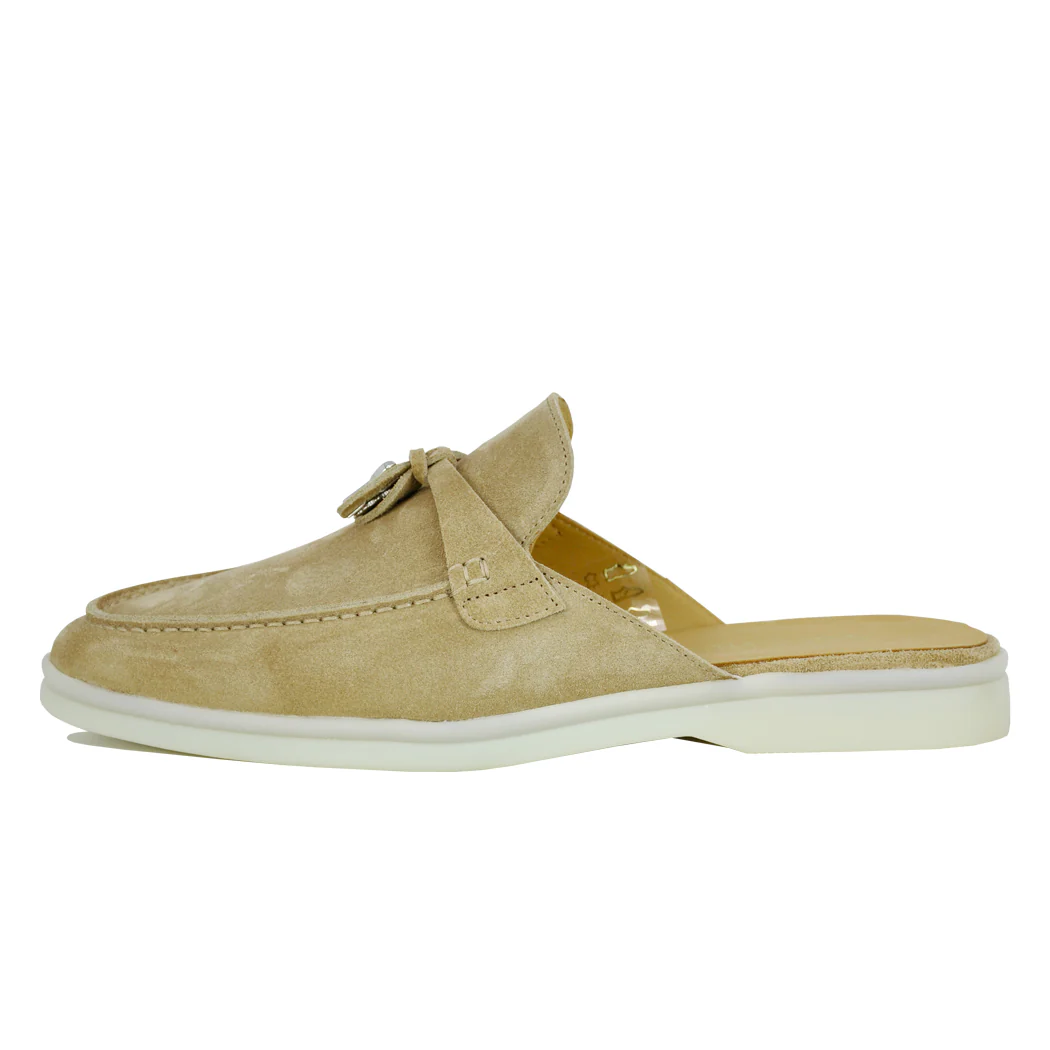 Fanning Suede Closed Toe Mule - Image 5
