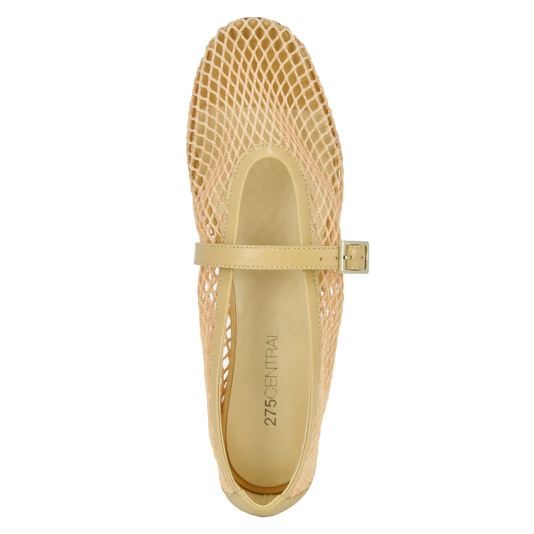 Faye Mesh Strap Ballet - Image 3