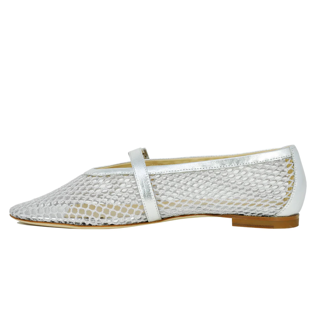 Faye Mesh Strap Ballet - Image 5
