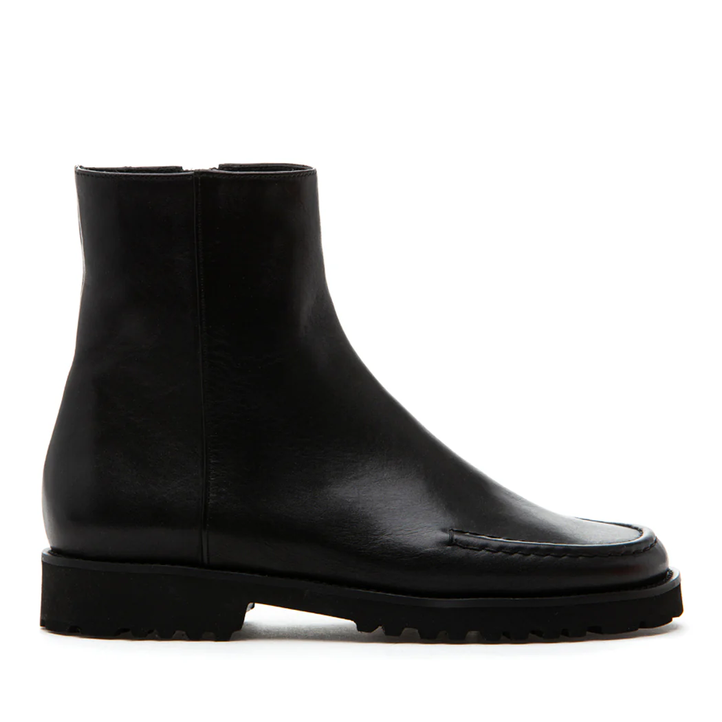 Feldman Leather Flat Boot - Image 2