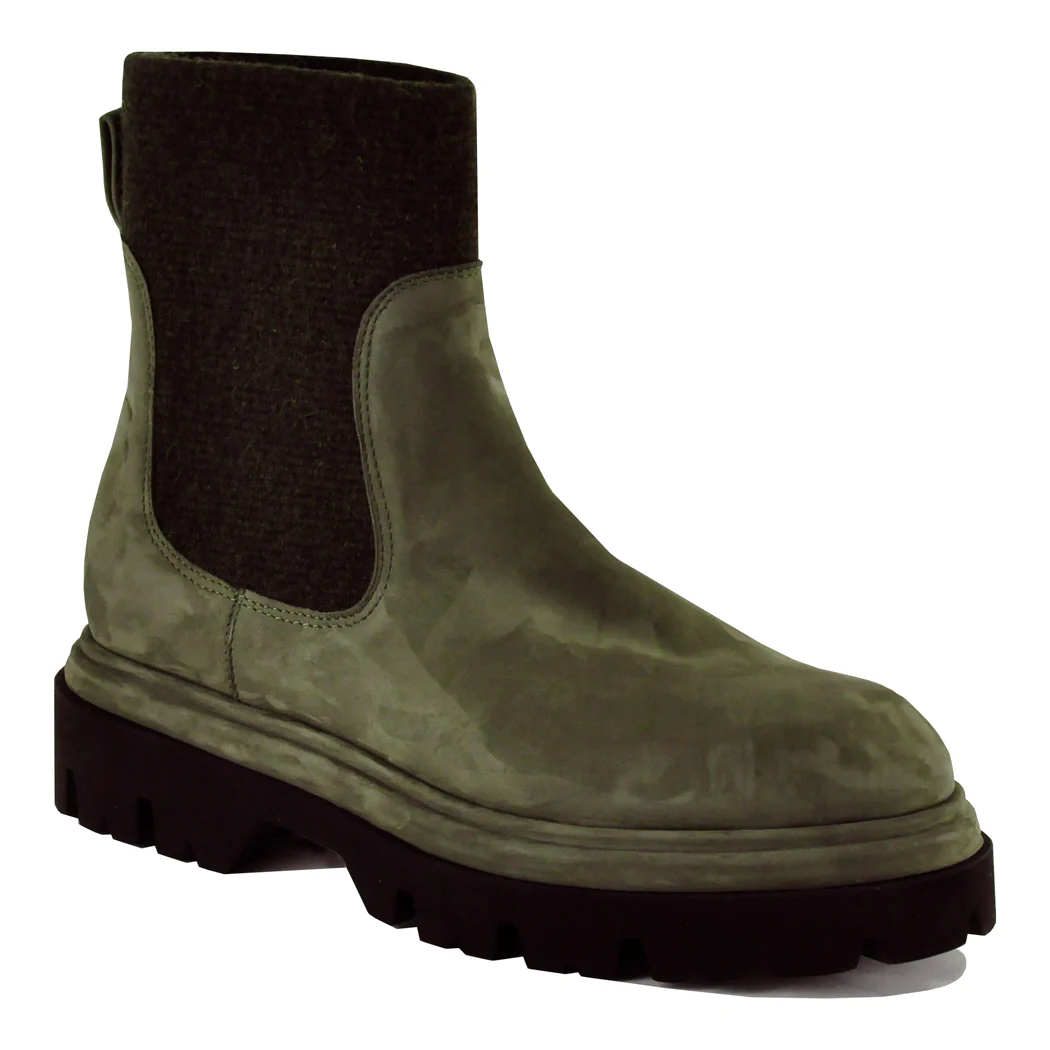 Felicity Suede Flat Bootie