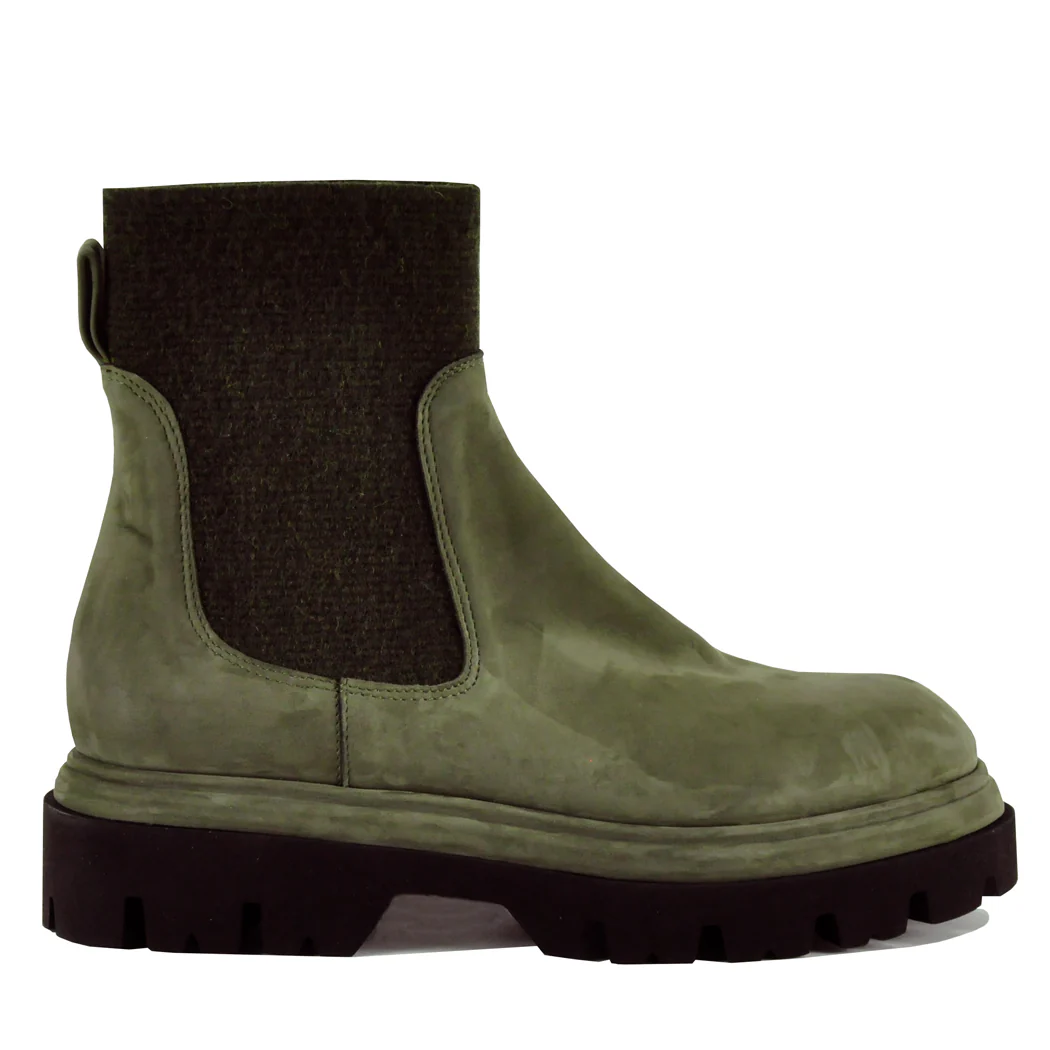 Felicity Suede Flat Bootie - Image 2