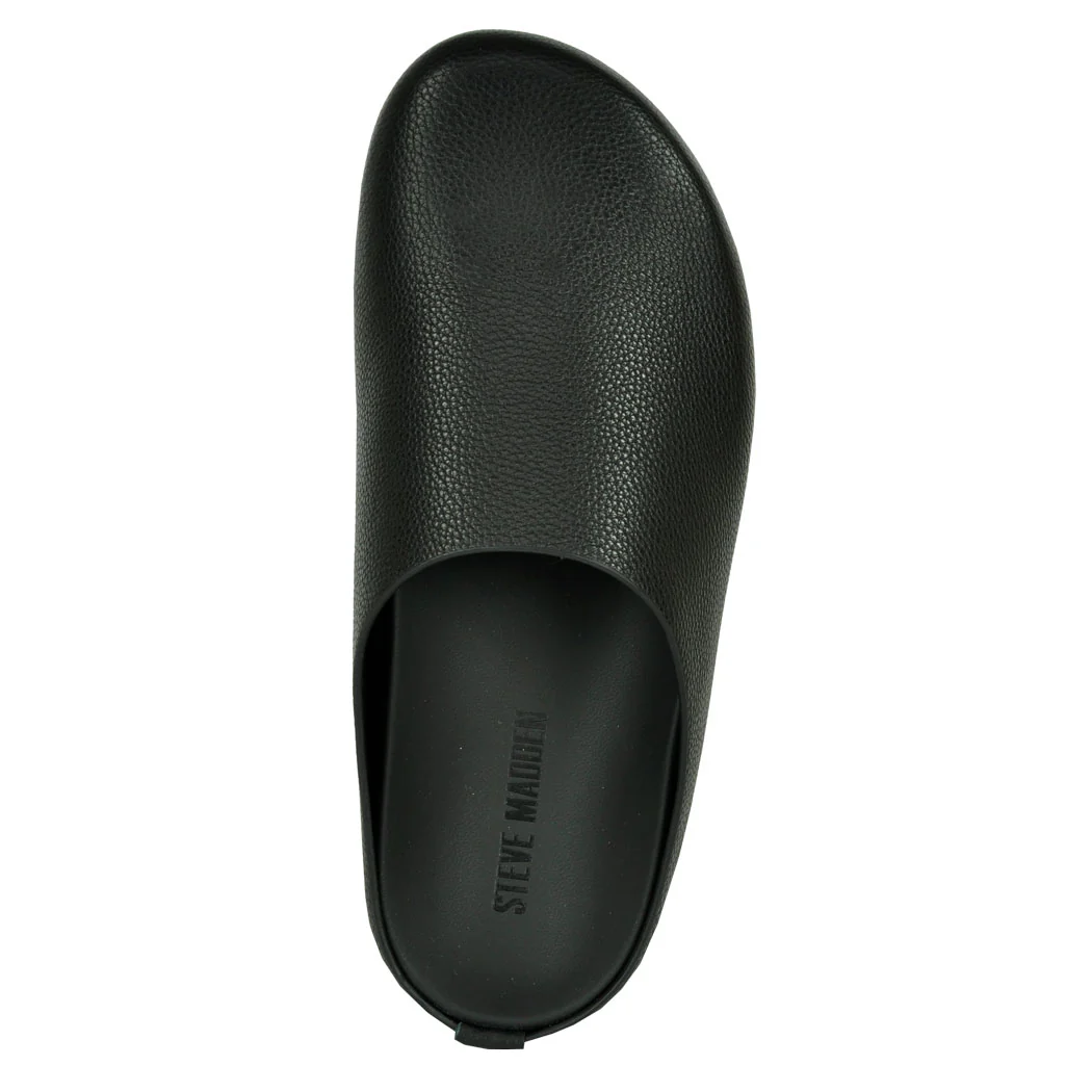 Fern Leather Closed Flat Mule - Image 3