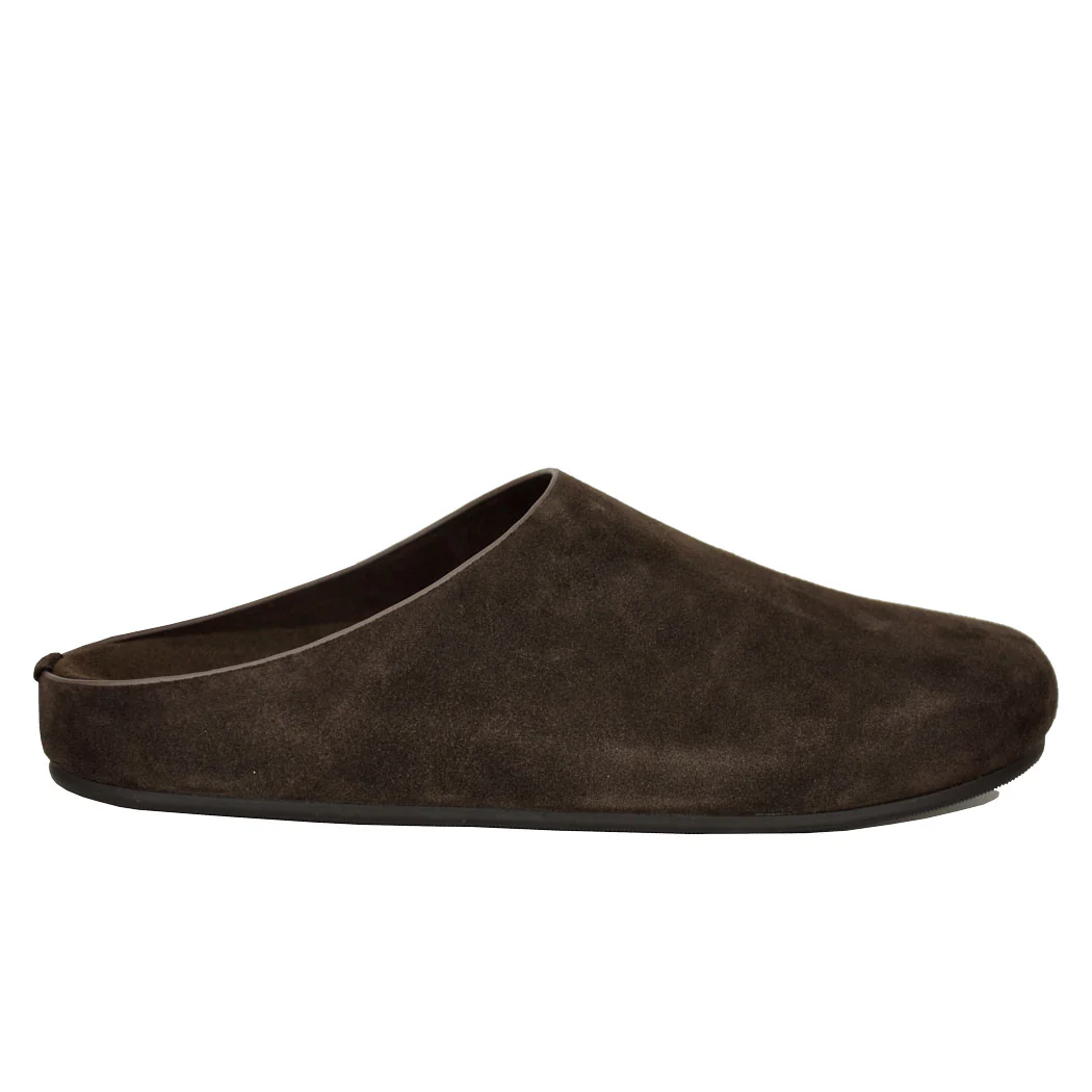 Fern Suede Flat Closed Mule - Image 2