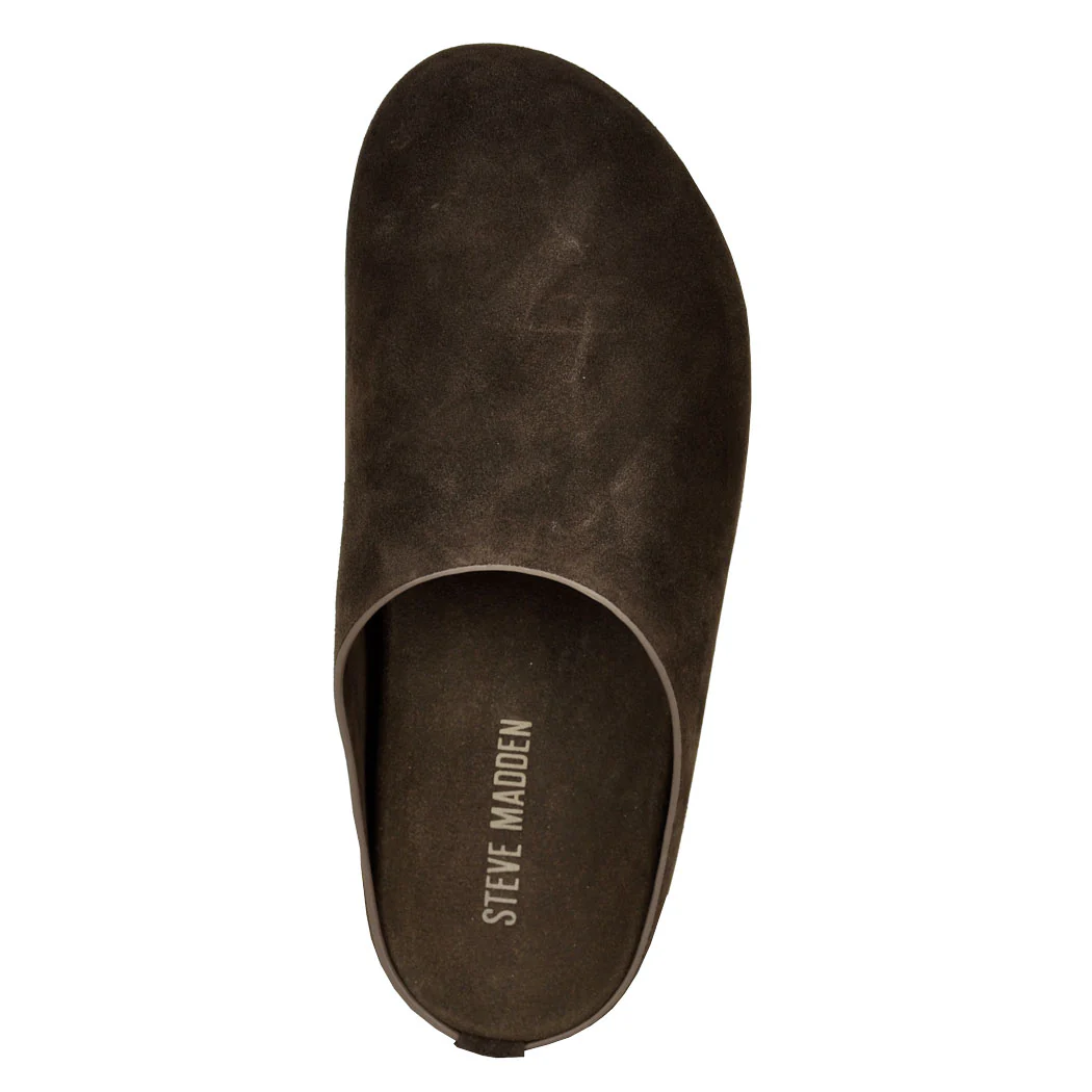 Fern Suede Flat Closed Mule - Image 3