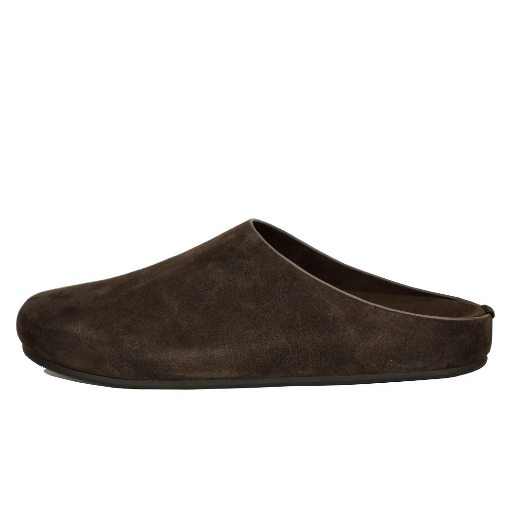 Fern Suede Flat Closed Mule - Image 4