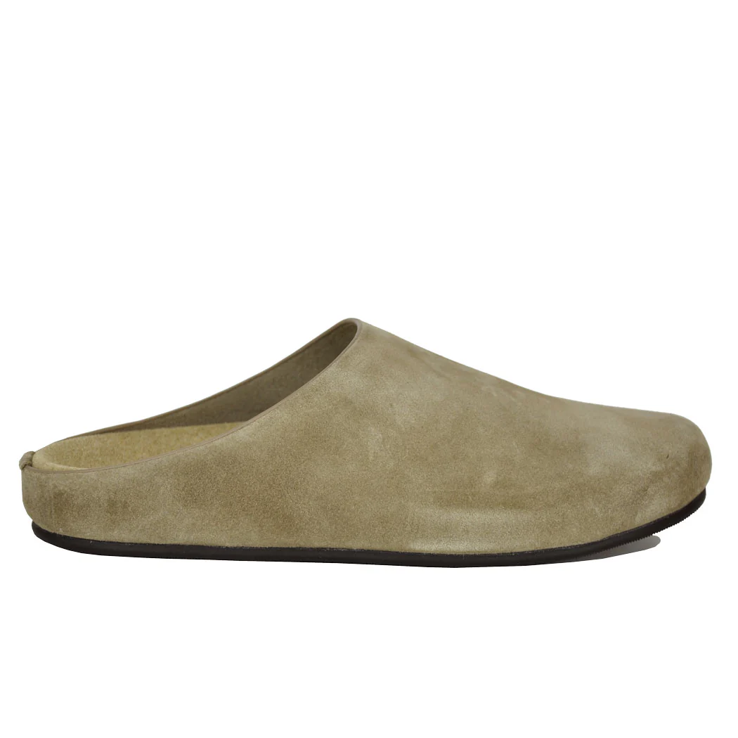 Fern Suede Flat Closed Mule - Image 2