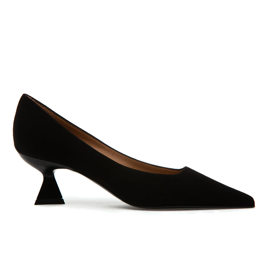 Fiji Suede Pointed Heel Pump - Image 2