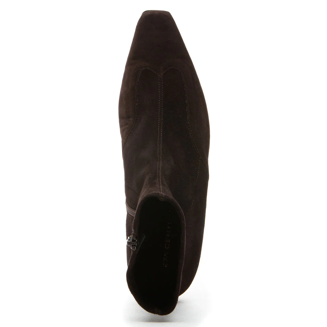 Fiona Stretch Suede Heel Boot - Image 3