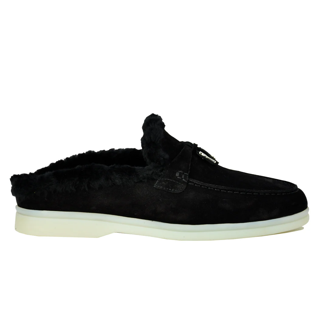 Flabingo Suede Fur Mule - Image 2