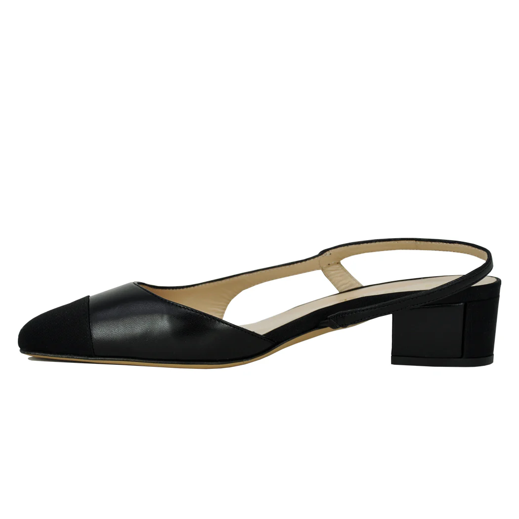 Fletcher Leather Heel Slingback - Image 4
