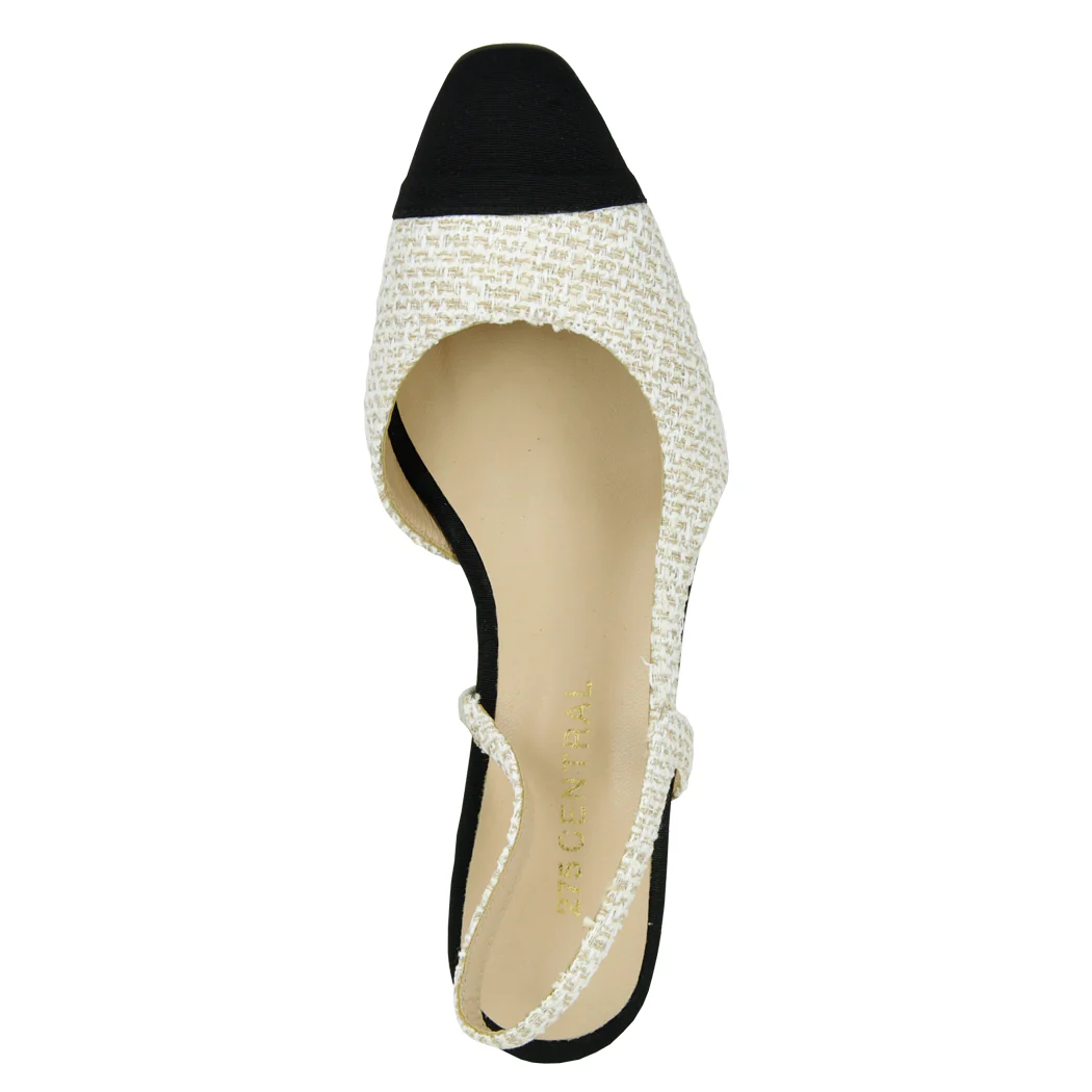 Fletcher Fabric Heel Slingback - Image 3
