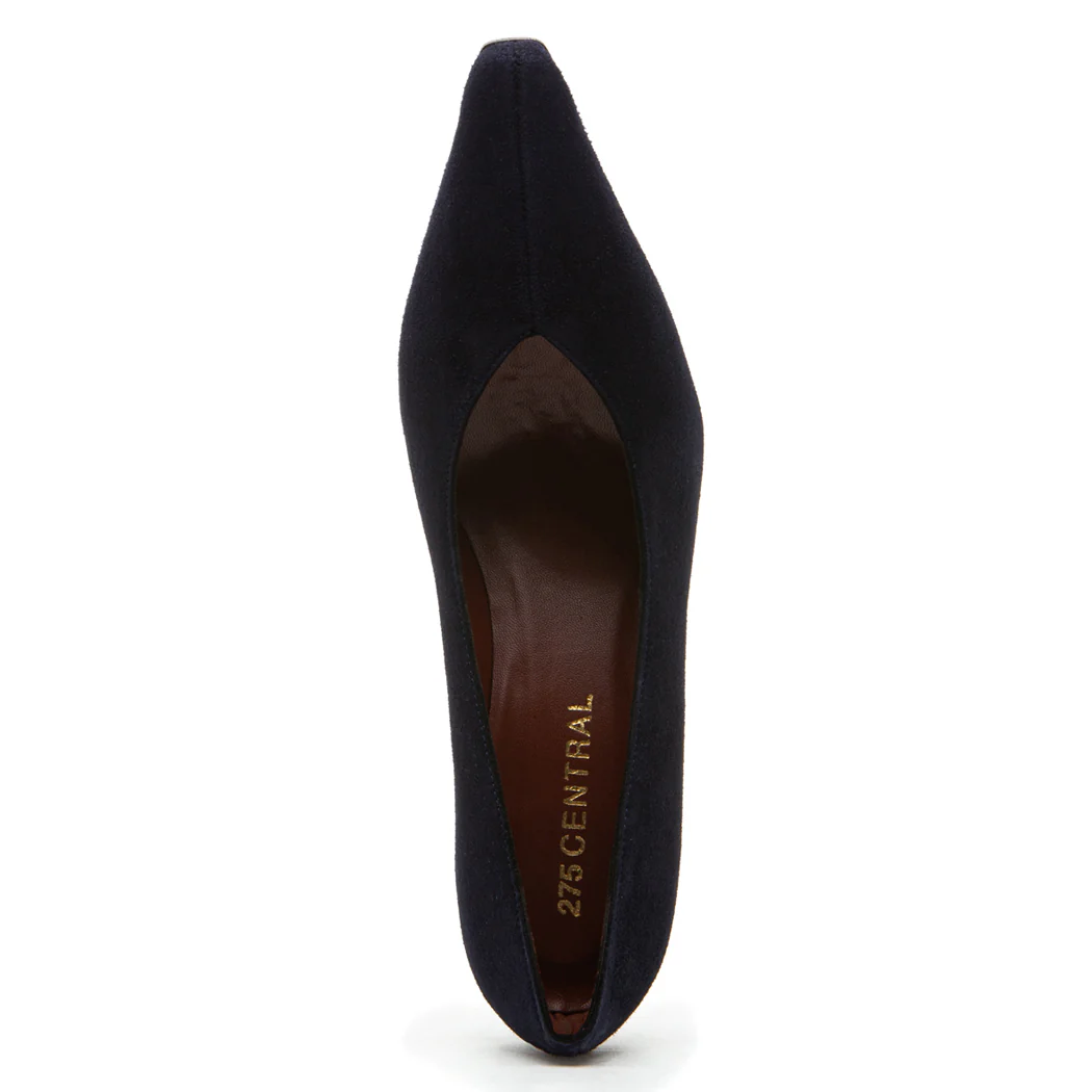 Flora Suede Heel Pump - Image 3