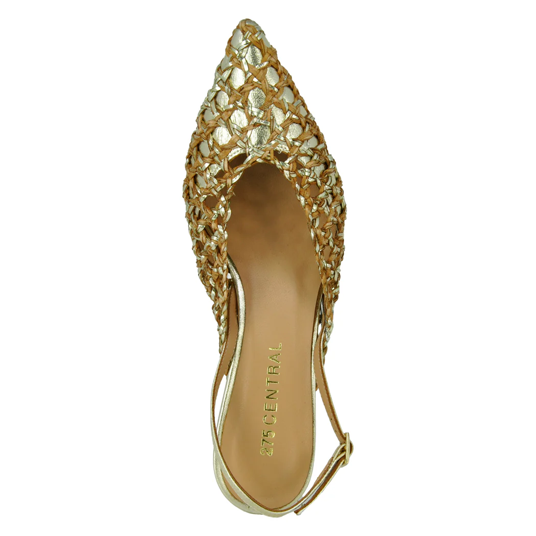 Force Woven Leather Heel Sling - Image 3