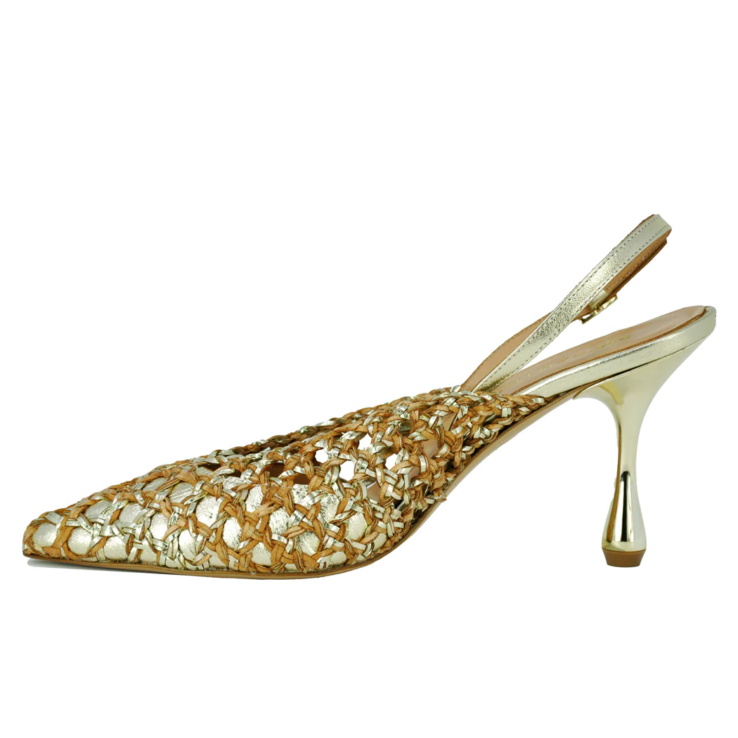 Force Woven Leather Heel Sling - Image 4