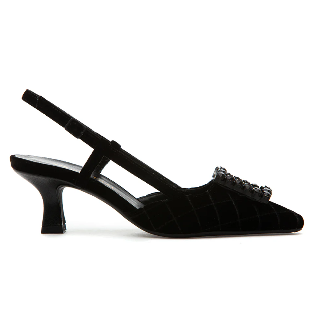 Forest Velvet Ornament Heel - Image 2
