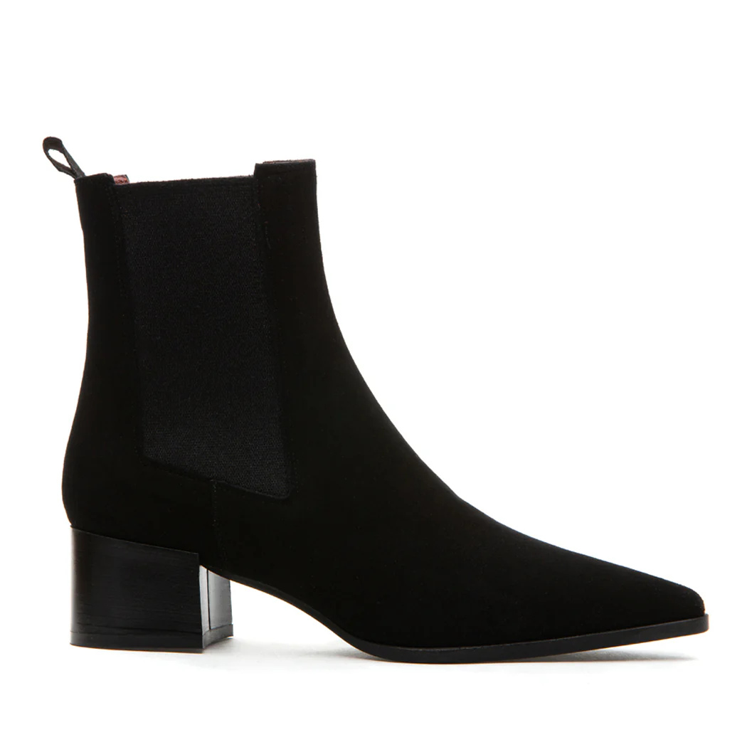 Francie Suede Gore Heel Boot - Image 2