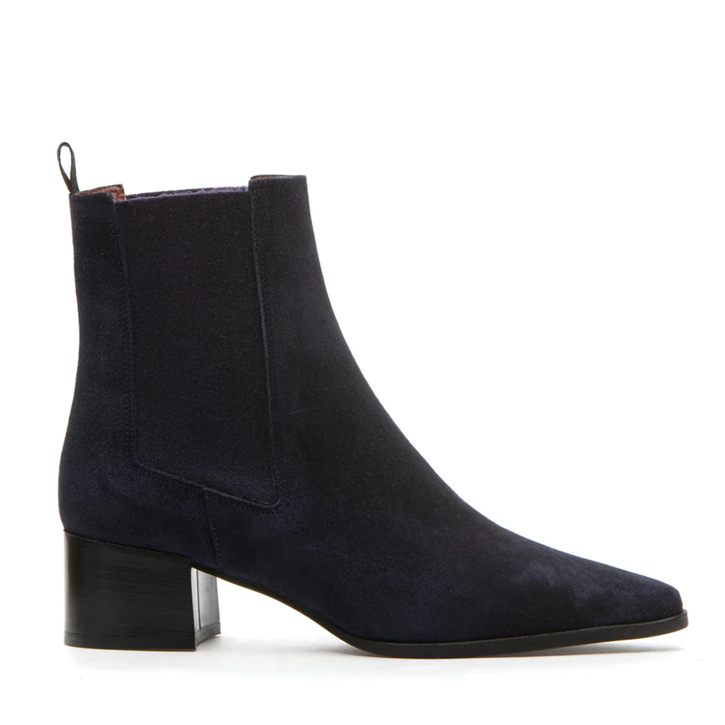 Francie Suede Gore Heel Boot - Image 2