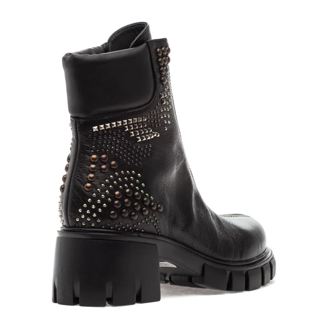 Frannie Leather Studded Boot - Image 5