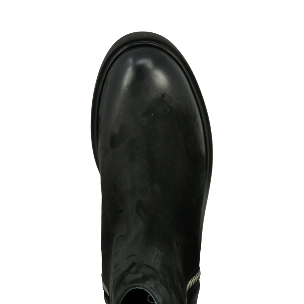 Friday Leather Double Zipper Bootie - Image 4