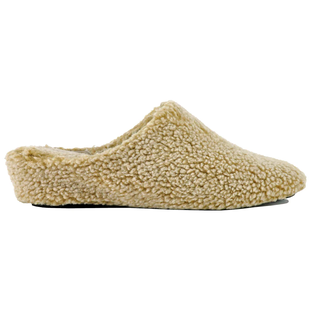 Fuzzy Faux Shearling Wedge Slipper - Image 2