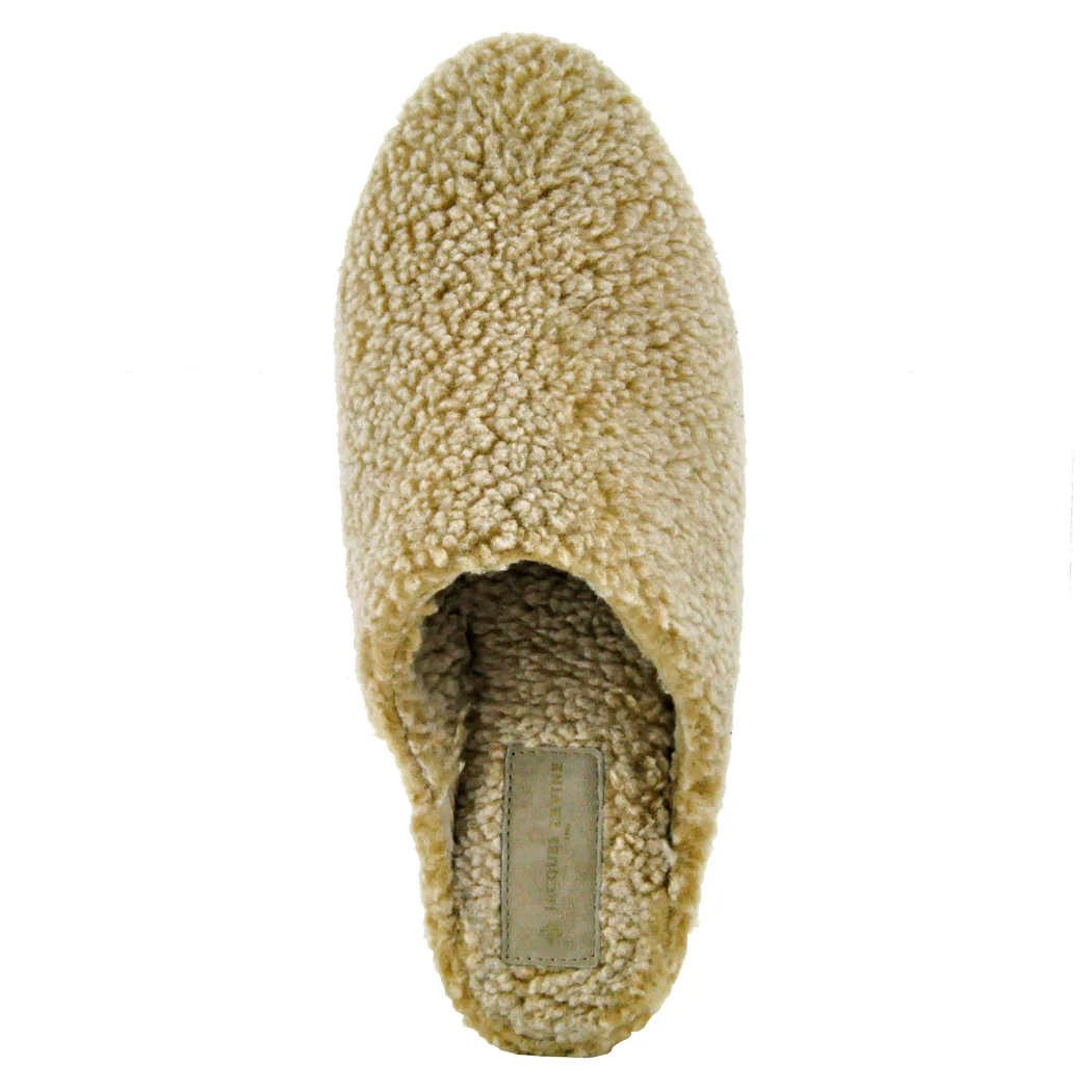 Fuzzy Faux Shearling Wedge Slipper - Image 3
