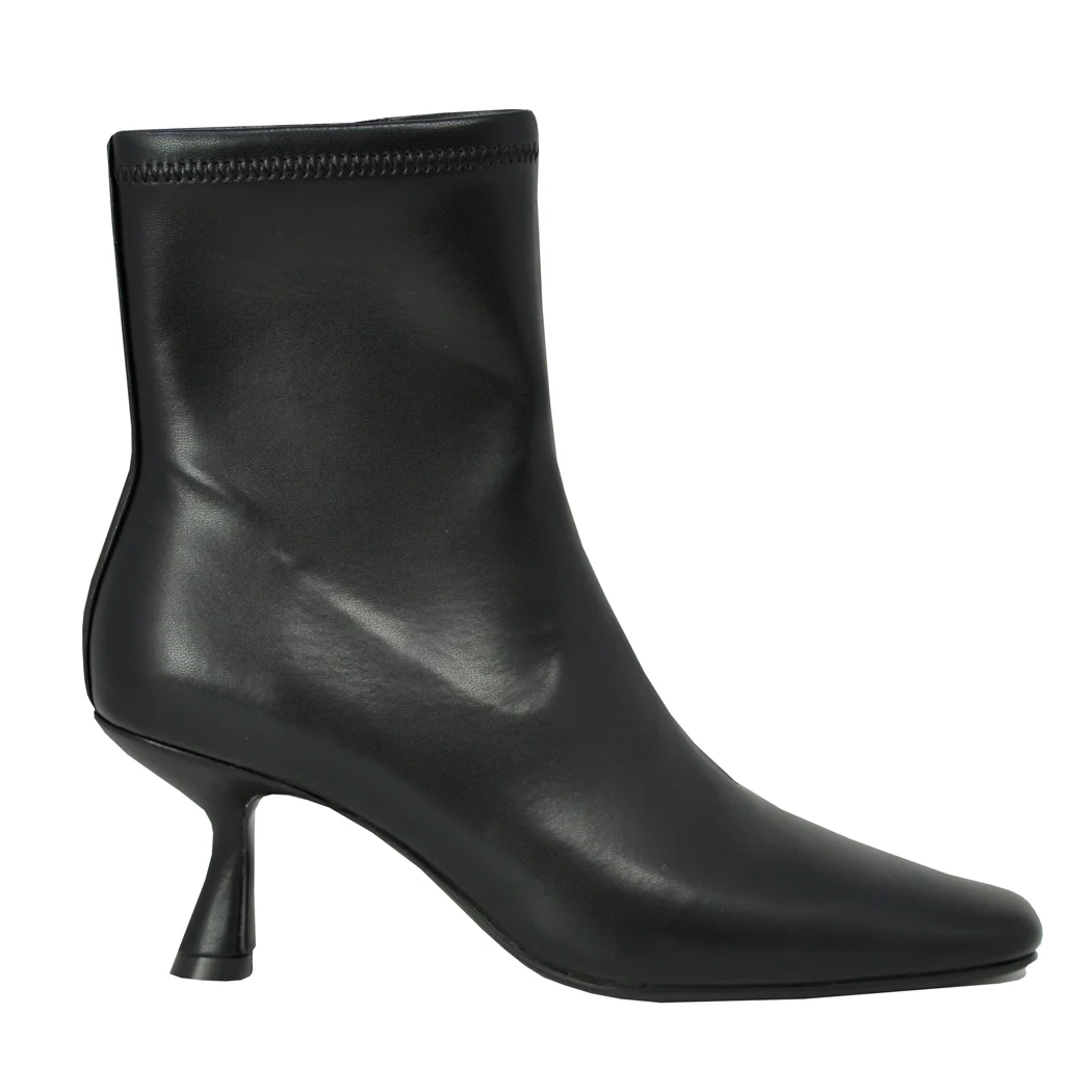 Gabris Stretch Leather Heel Bootie - Image 3