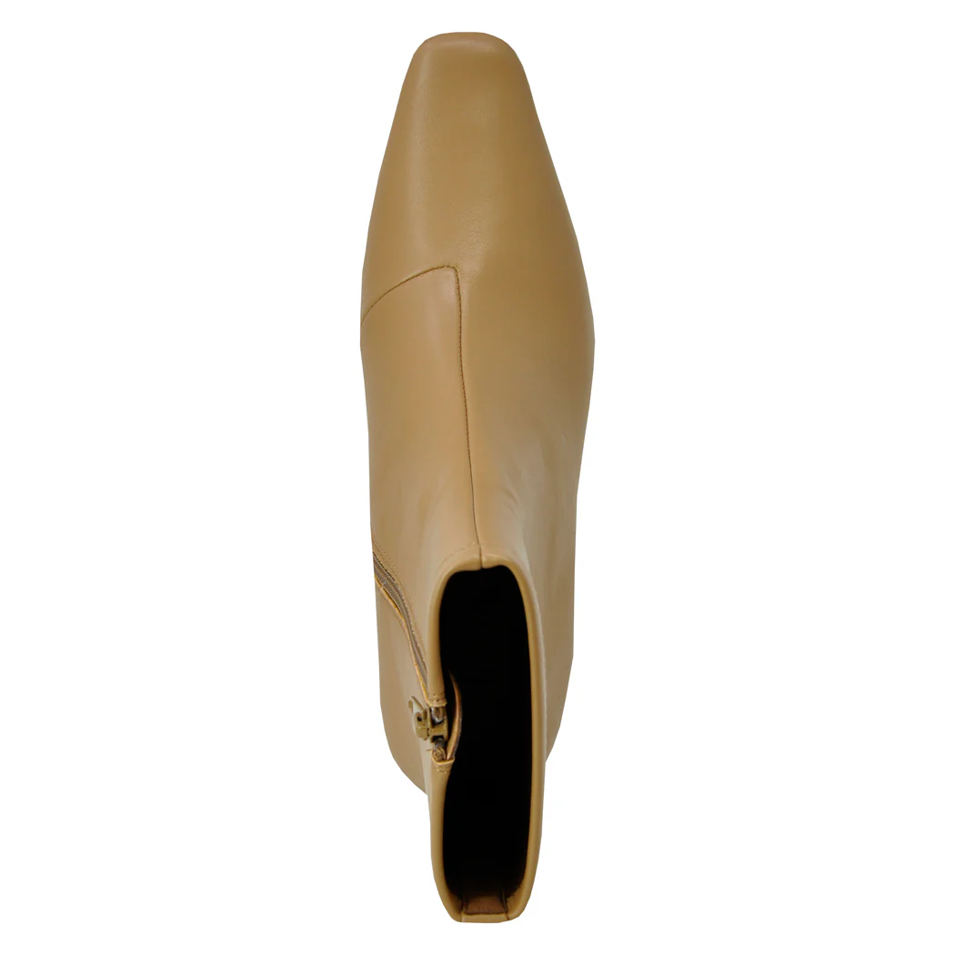 Gabris Stretch Leather Heel Bootie - Image 3