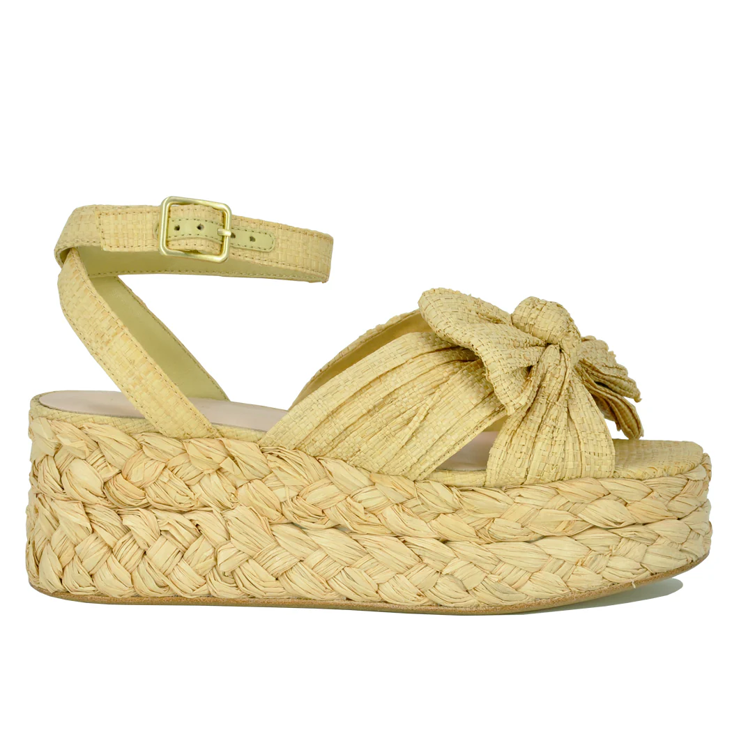 Gaby Braided Bow Platform Espadrille - Image 2
