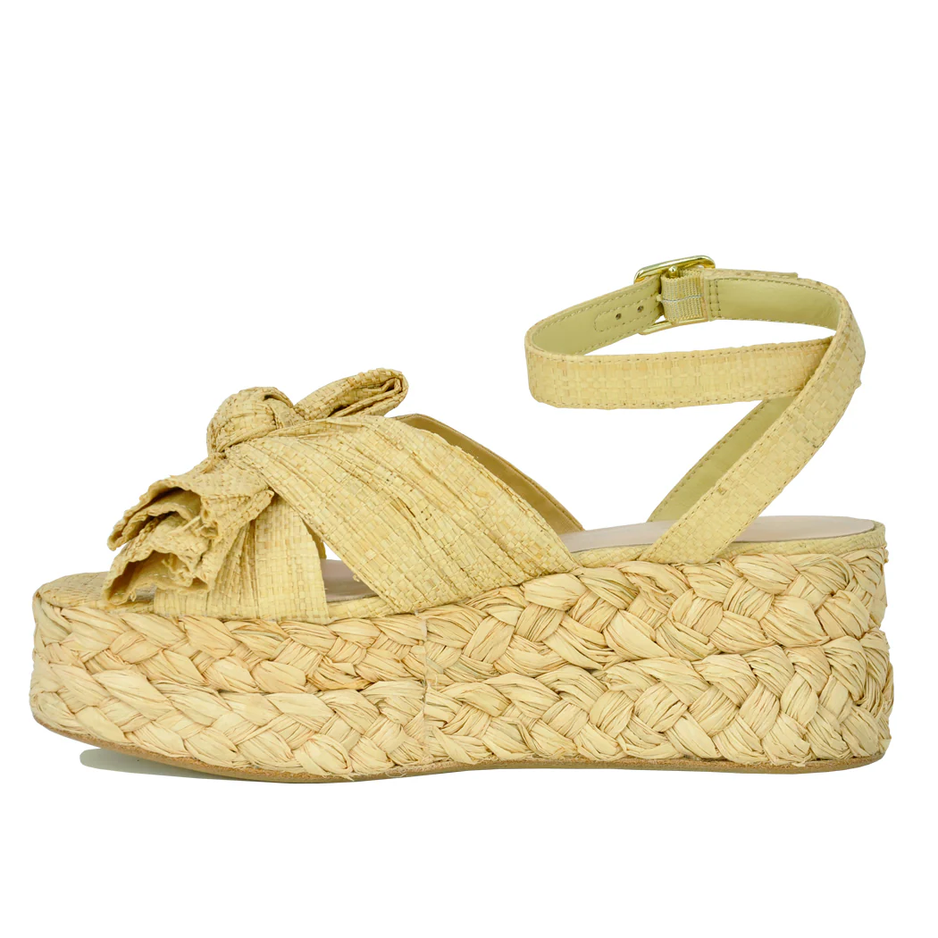 Gaby Braided Bow Platform Espadrille - Image 4