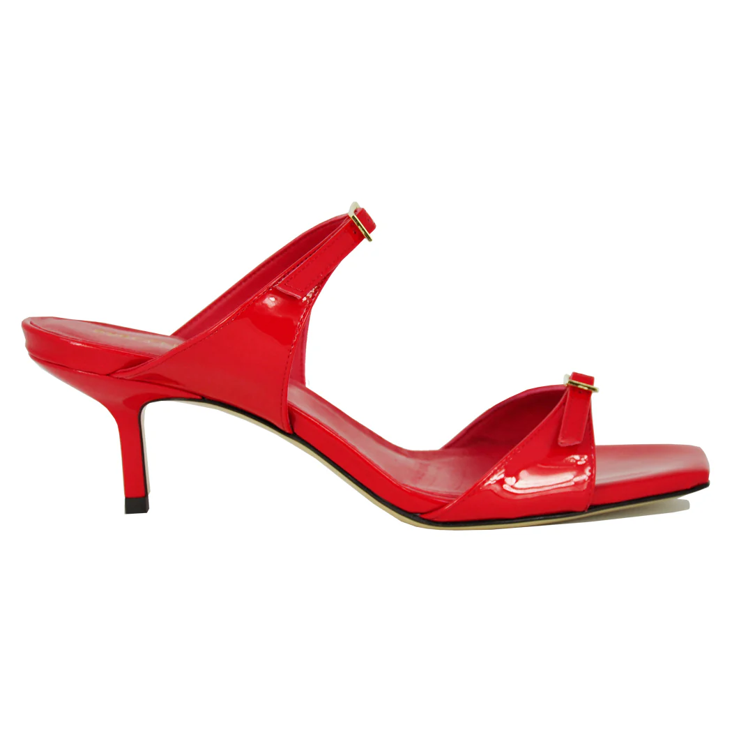 Gano Patent Mid Heel Slide - Image 2