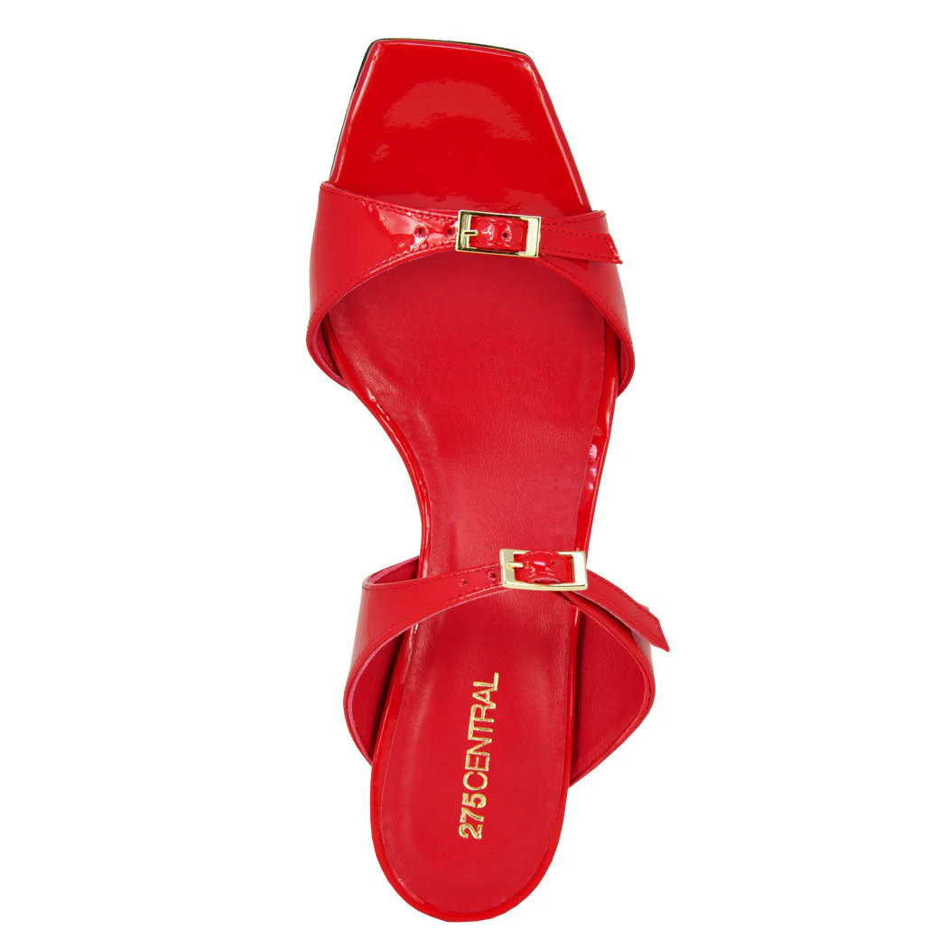 Gano Patent Mid Heel Slide - Image 3