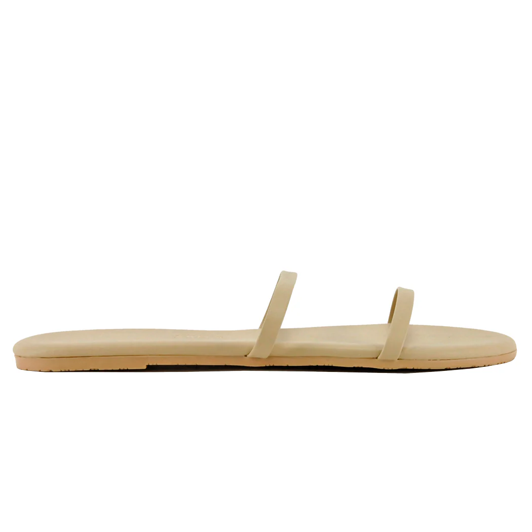 Gemma Leather Flat Slide - Image 2