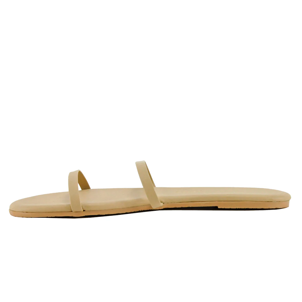Gemma Leather Flat Slide - Image 4