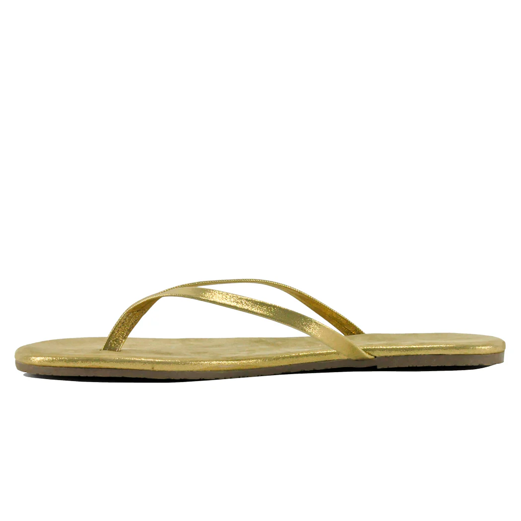 Glitters Leather Thong Sandal - Image 4