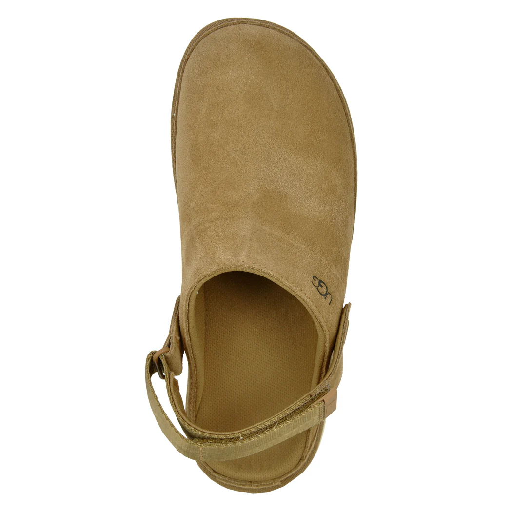 Goldenstar Suede Platform Clog Chestnut - Image 3
