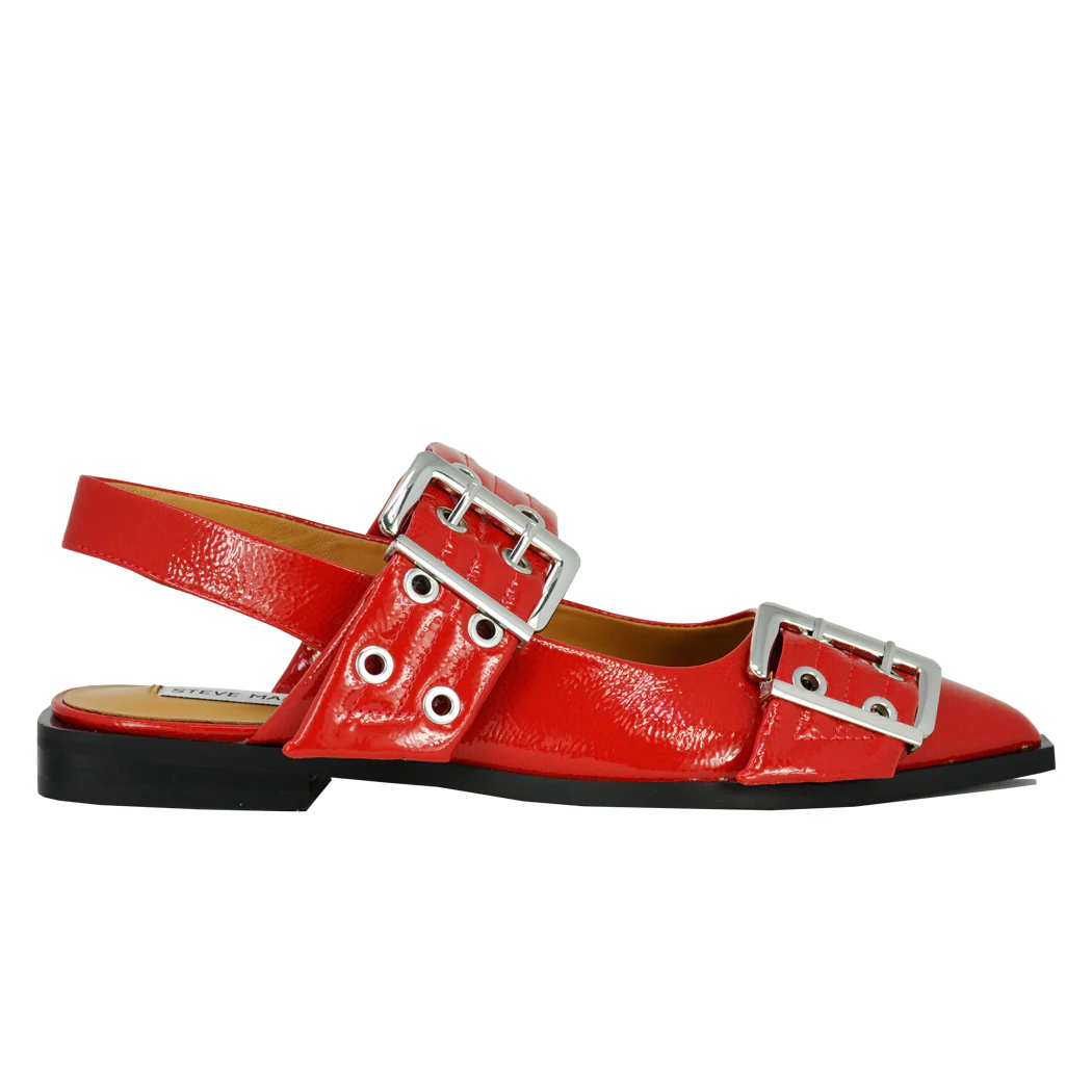 Graya Patent Buckle Pointy Flat - Image 2