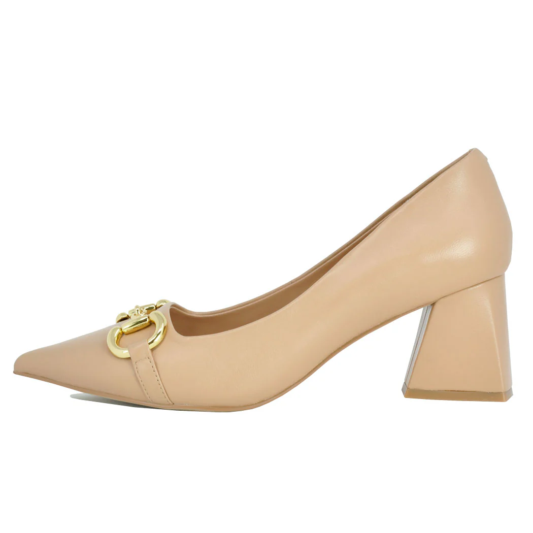 Happy-Hour Leather Tapered Toe Pump - Image 4