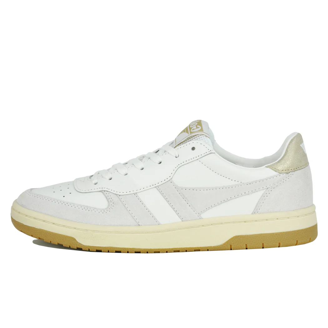 Hawk-YW White Gold Leather Sneaker - Image 4