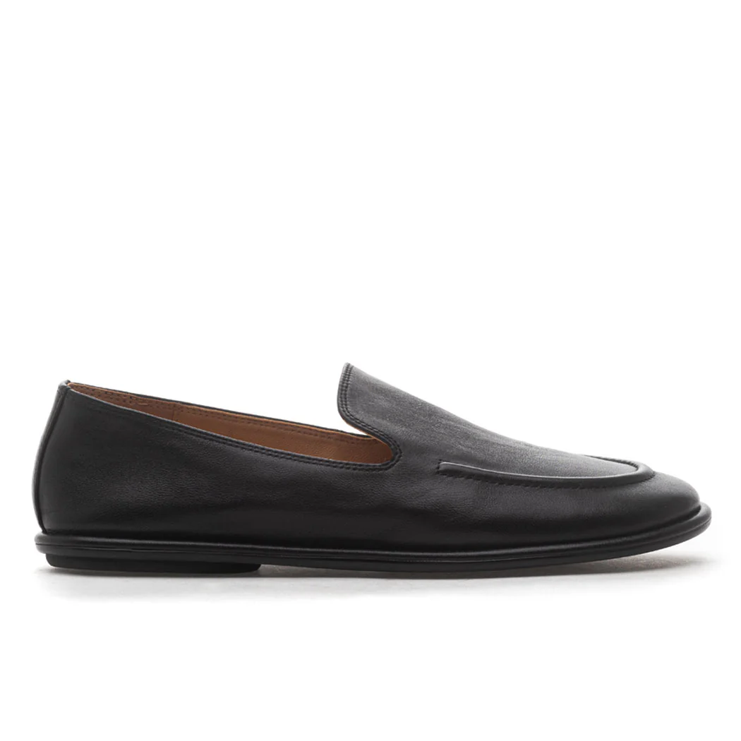 Icon Leather Closed Flat - Image 2