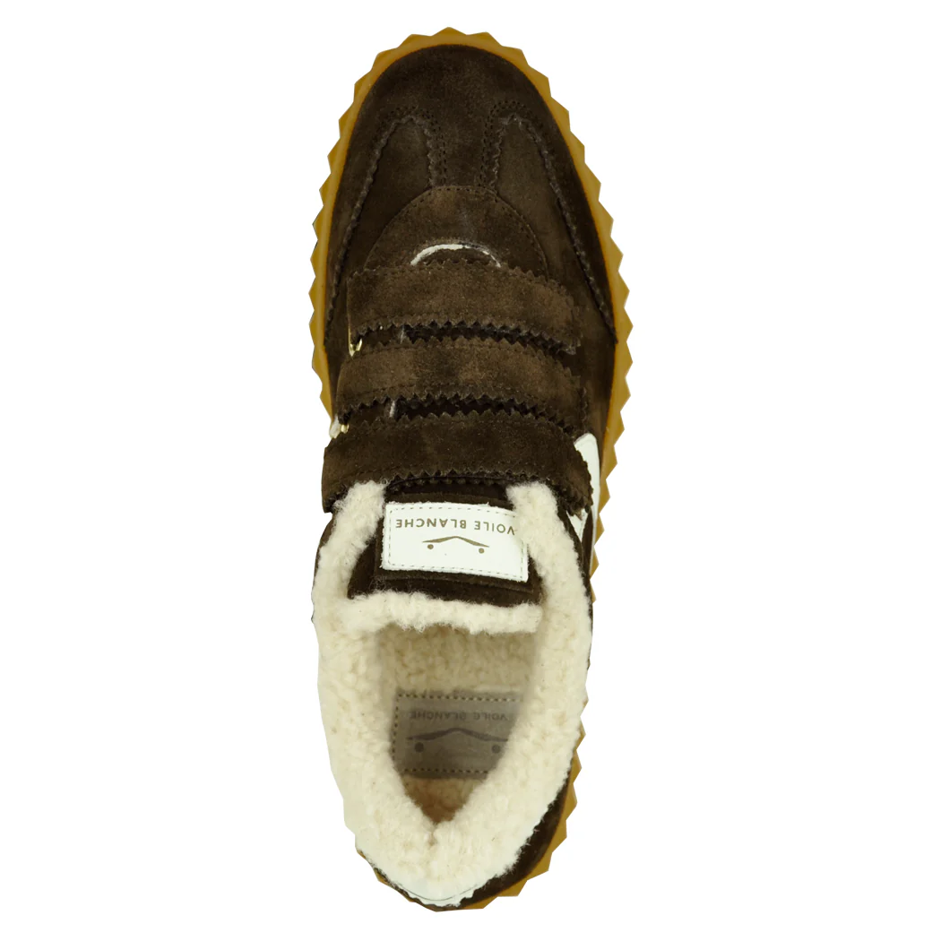 InesFringe-OD01 Suede Velcro Sneaker - Image 3