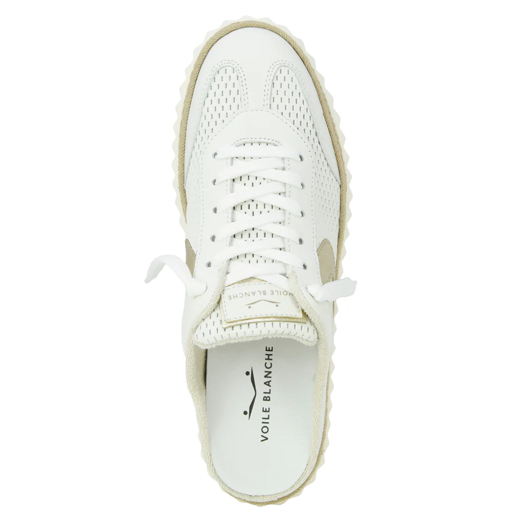 InesMule-ON01 Leather Rope Sneaker Mule - Image 3
