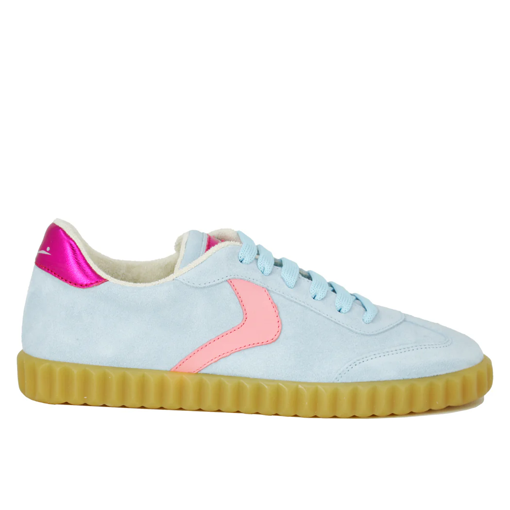 InesSuede-3C93 Suede Tie Sneaker - Image 2