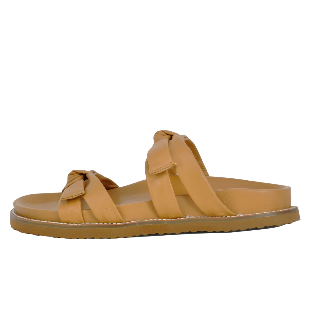 Irina Leather Bow Footbed Slide - Image 4